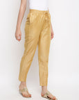 Gold Straight Pant